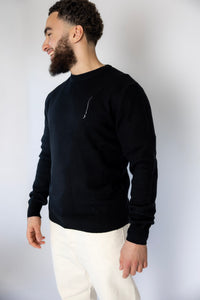 Black Andradite Cashmere Knit