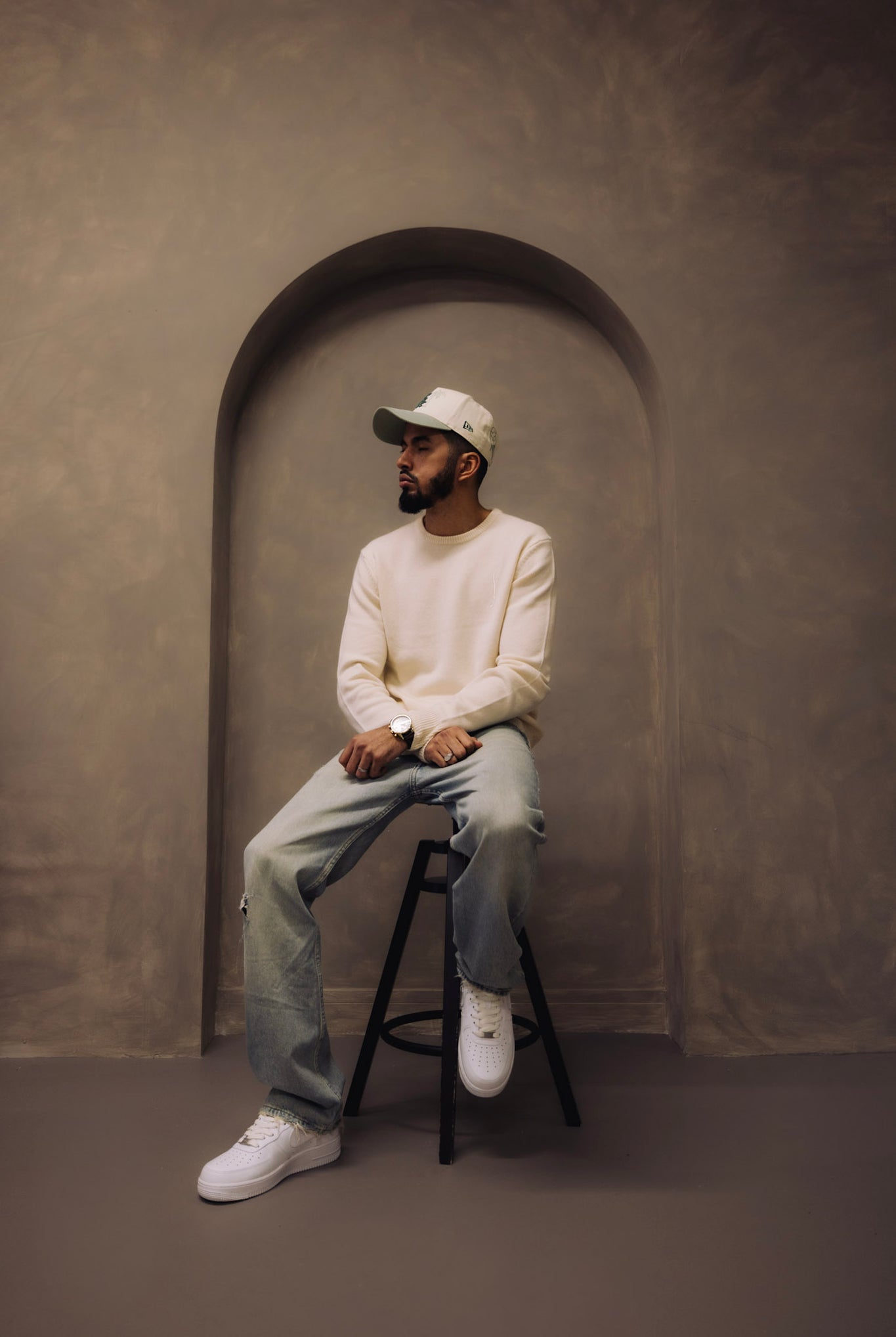 Mongolian Sand Cashmere Knit