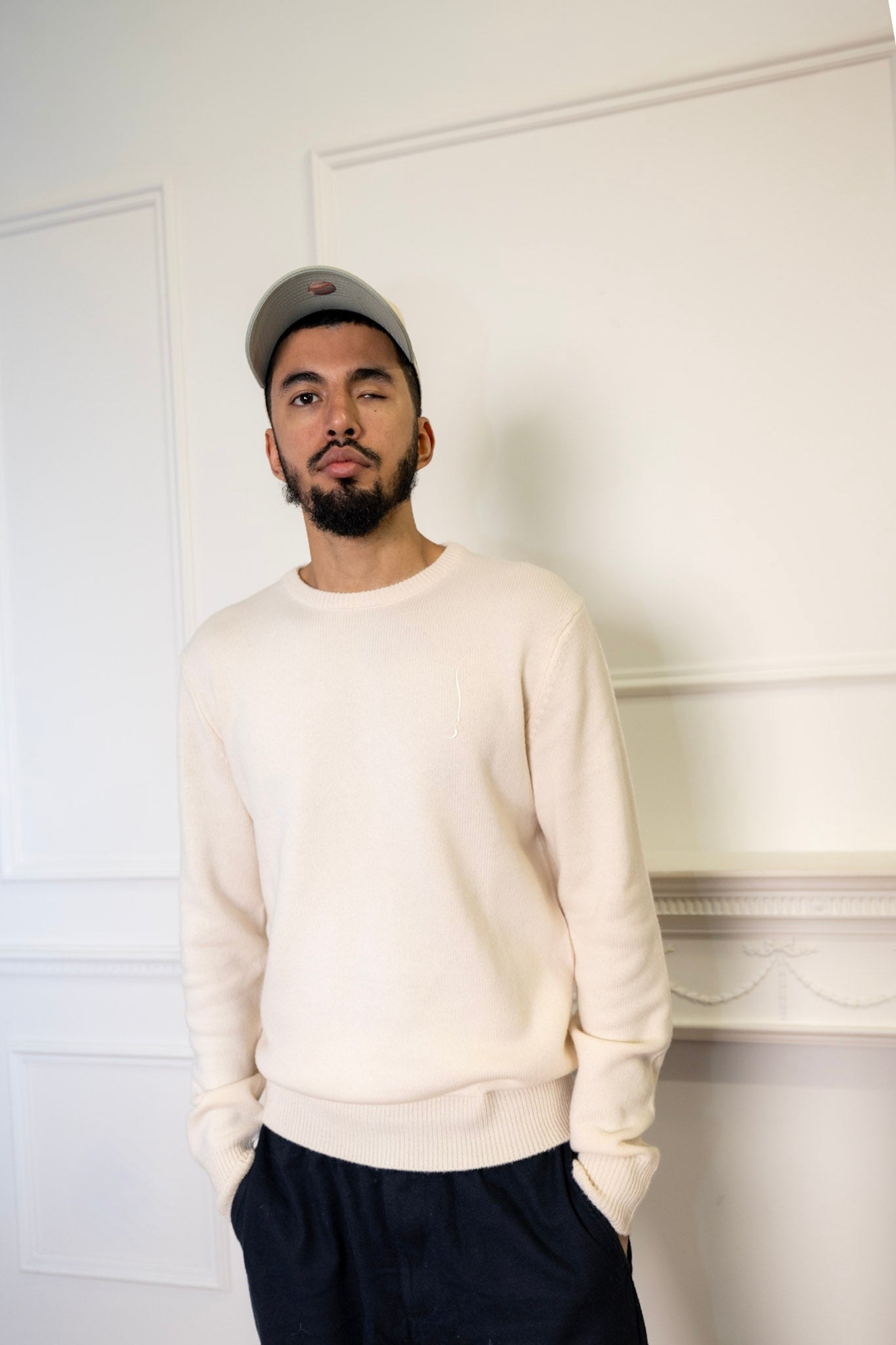 Mongolian Sand Cashmere Knit