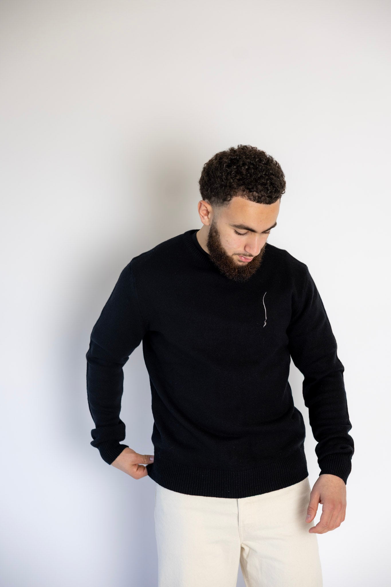 Black Andradite Cashmere Knit